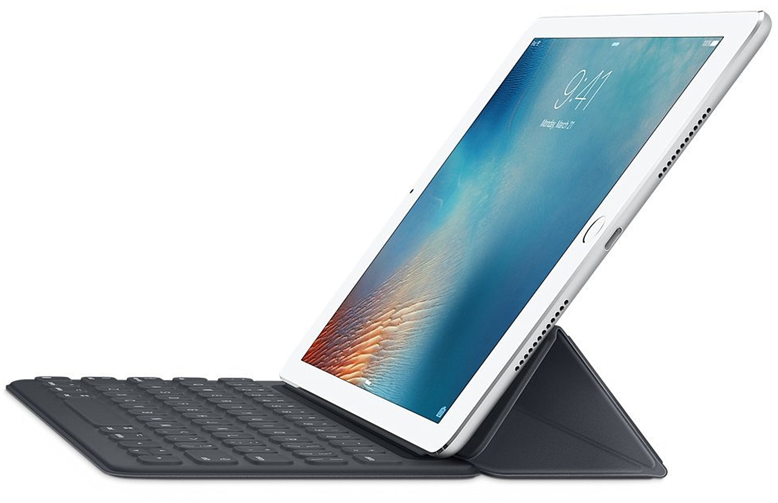 Apple Smart Keyboard for Apple iPad Pro 9.7-inch - MM2L2AM/A - Black (Renewed)