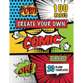 Create Your Own Comic for Kids (Ages 4-8, 8-12): (100 Pages) Draw Your Own Comics with a Variety of 20 Blank Templates! - Paperback