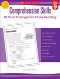 Comprehension Skills: 40 Short Passages for Close Reading: Grade 5 - Paperback