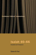 Isaiah 40-66: Translation and Commentary - Paperback
