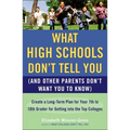 What High Schools Don't Tell You (and Other Parents Don't Want You Toknow): Create a Long-Term Plan for Your 7th to 10th Grader for Getting Into the T - Paperback