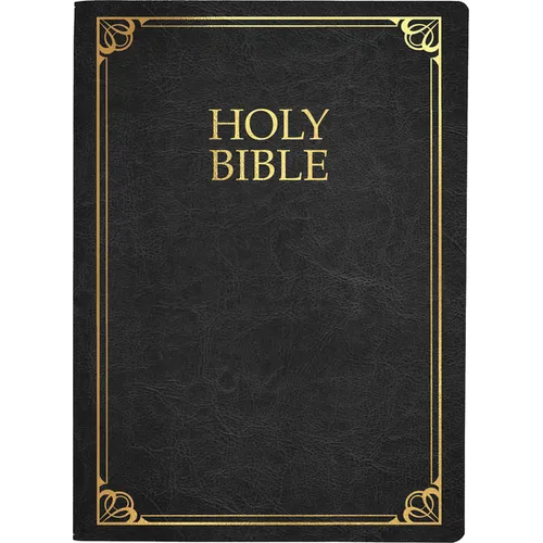 KJV Family Legacy Holy Bible, Large Print, Black Genuine Leather, Thumb Index: (Red Letter, Premium Cowhide, 1611 Version) - Leather