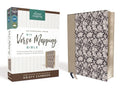 Niv, Verse Mapping Bible, Leathersoft, Navy Floral, Comfort Print: Find Connections in Scripture Using a Unique 5-Step Process - Imitation Leather