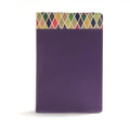 CSB Rainbow Study Bible, Purple Leathertouch - Imitation Leather