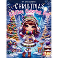 Festive Coloring Fun, December Delight all Year Coloring Book: A Christmas Coloring Book of Holiday Scenes and Joyful Characters, Featuring 105 Pages - Paperback
