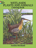 Wetlands Plants and Animals Coloring Book - Paperback