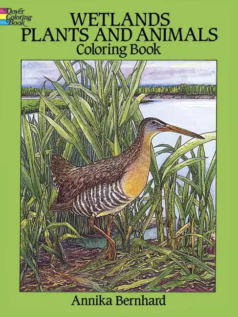 Wetlands Plants and Animals Coloring Book - Paperback