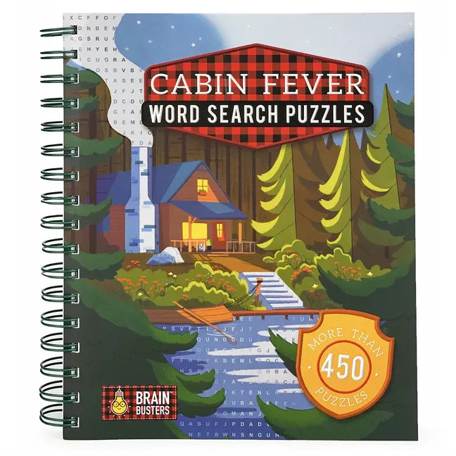 Cabin Fever Word Search Puzzles - Spiral