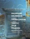 Genesis to Revelation: Philippians, Colossians, 1 and 2 Thessalonians, 1 and 2 Timothy, Titus, Philemon Leader Guide: A Comprehensive Verse-By-Verse E - Paperback