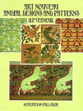 Art Nouveau Animal Designs and Patterns: 60 Plates in Full Color - Paperback