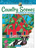 Creative Haven Country Scenes Color by Number Coloring Book - Paperback