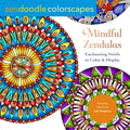 Zendoodle Colorscapes: Mindful Zendalas: Enchanting Swirls to Color & Display - Paperback