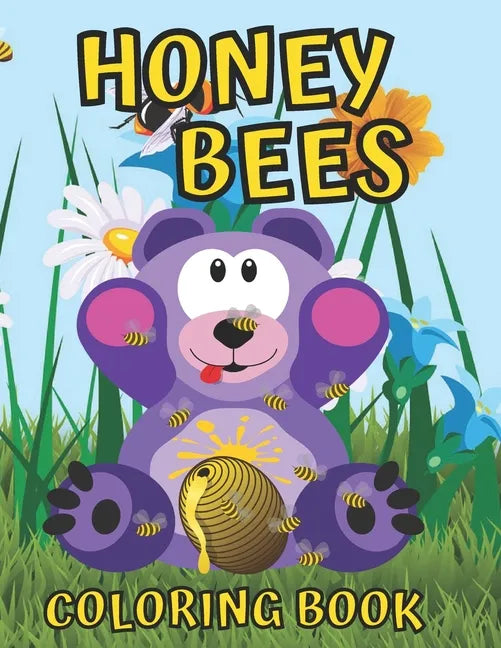 Honey Bee Coloring Book: For kids, Great Gift for Boys & Girls, 8.5 x 11 Inches (21.59 x 27.94 cm) - Paperback