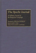 The Specht Journal: A Military Journal of the Burgoyne Campaign - Hardcover