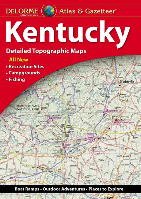 Delorme Atlas & Gazetteer: Kentucky - Paperback