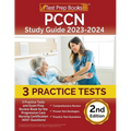 PCCN Study Guide 2024-2025: 3 Practice Tests and Exam Prep Review Book for the Progressive Care Nursing Certification (400+ Questions) [2nd Editio - Paperback