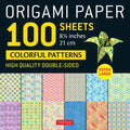Origami Paper 100 Sheets Colorful Patterns 8 1/4 (21 CM): Extra Large Double-Sided Origami Sheets Printed with 12 Different Color Combinations (Instru - Loose Leaf