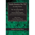 Studia Sinaitica No. VII - Paperback