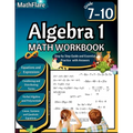 Algebra 1 Workbook 7th to 10th Grade: Grade 7-10 Algebra 1 Workbook, Solving and Simplifying Equations and Expressions, System of Equations, Polynomia - Paperback