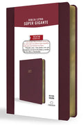 Biblia Reina Valera Letra Súper Gigante, Símil Piel Vinotinto / Spanish Bible Reina Valera Super Giant Print, Burgundy Leathersoft - Paperback