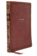 Kjv, Thinline Bible, Giant Print, Leathersoft, Brown, Red Letter Edition, Comfort Print: Holy Bible, King James Version - Imitation Leather