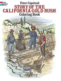 Story of the California Gold Rush Coloring Book - Paperback