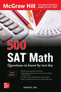 500 SAT Math Questions to Know by Test Day, Third Edition - Paperback