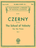 School of Velocity, Op. 299 - Book 1: Schirmer Library of Classics Volume 162 Piano Technique - Paperback