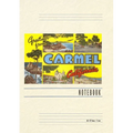 Vintage Lined Notebook Greetings from Carmel, California - Paperback