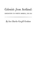 Colonists from Scotland: Emigration to North America, 1707-1783 - Paperback