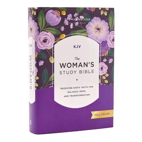 Kjv, the Woman's Study Bible, Hardcover, Red Letter, Full-Color Edition, Comfort Print: Receiving God's Truth for Balance, Hope, and Transformation - Hardcover