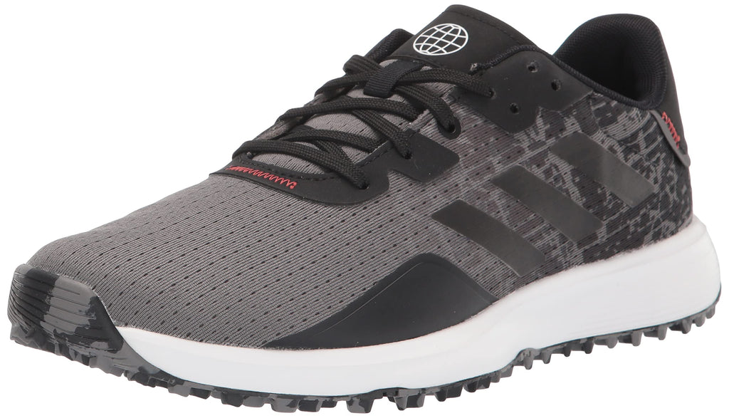 adidas Mens S2g Spikeless Golf Shoes Grey Four/Core Black/Grey Six 11.5 Wide