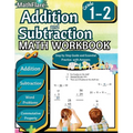Addition and Subtraction Math Workbook 1st and 2nd Grade: Word Problems Grade 1-2, Exercises 1 to 50, Activities, Commutative Property - Paperback