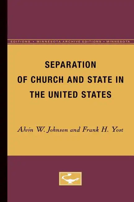 Separation of Church and State in the United States - Paperback