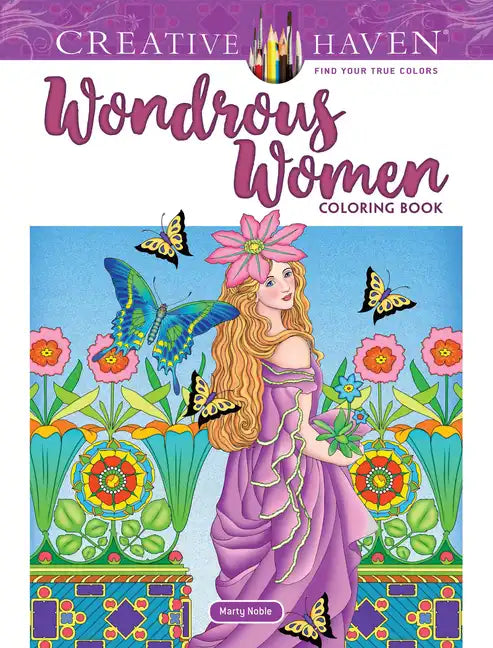 Creative Haven Wondrous Women Coloring Book - Paperback