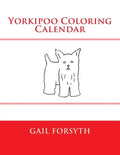 Yorkipoo Coloring Calendar - Paperback