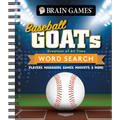 Brain Games - Baseball Goats (Greatest of All Time) Word Search: Players, Managers, Games, Mascots, & More! - Spiral