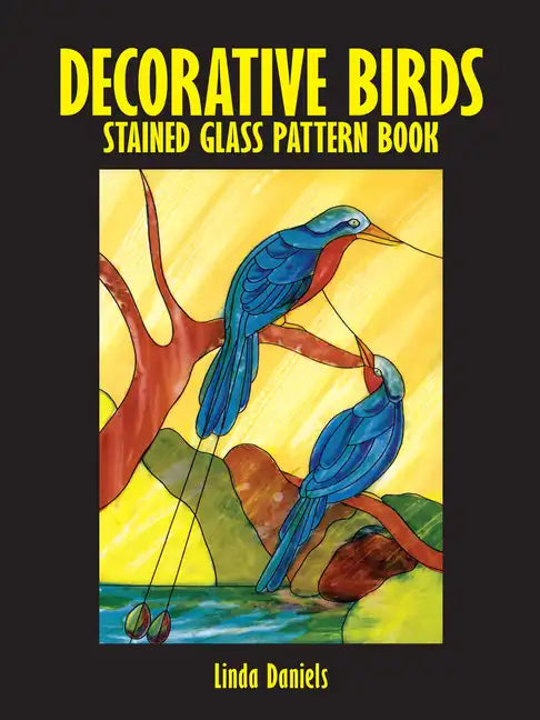 Decorative Birds Stained Glass Pattern Book - Paperback