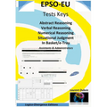 EPSO-EU Tests Keys: Abstract Reasoning Verbal Reasoning Numerical Reasoning Situational Judgment In Basket/e-Tray, Assistant & Administrat - Paperback