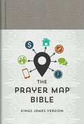The KJV Prayer Map(r) Bible [Gray Weave] - Hardcover