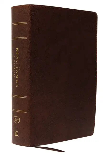 The King James Study Bible, Bonded Leather, Brown, Indexed, Full-Color Edition - Bonded Leather