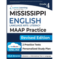 Grade 4 English Language Arts Literacy (ELA) Practice Workbook and Full-length Online Assessments: MAAP Study Guide - Paperback