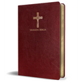 Biblia Catica En Espal. S匇il Piel Vinotinto, Tama Compacto / Catholic Bible. Spanish-Language, Leathersoft, Wine, Compact - Hardcover