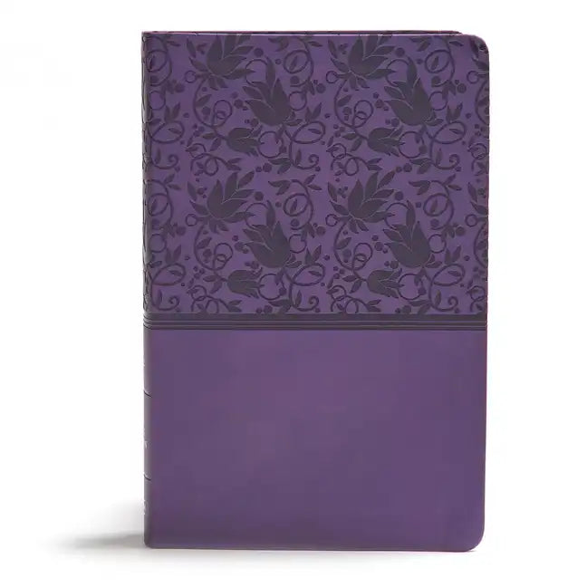 KJV Giant Print Reference Bible, Purple Leathertouch, Indexed - Imitation Leather