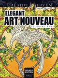 Elegant Art Nouveau Coloring Book - Paperback