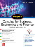 Schaum's Outline of Calculus for Business, Economics and Finance, Fourth Edition - Paperback