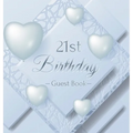 21st Birthday Guest Book: Keepsake Gift for Men and Women Turning 21 - Hardback with Funny Ice Sheet-Frozen Cover Themed Decorations & Supplies, - Hardcover