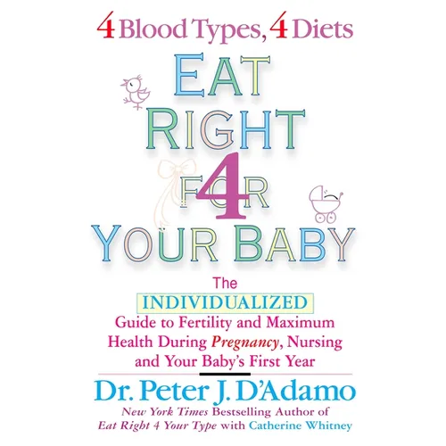 Eat Right for Your Baby: The Individulized Guide to Fertility and Maximum Heatlh During Pregnancy - Paperback