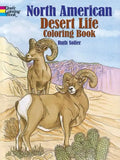 North American Desert Life Coloring Book - Paperback