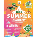 Kids Summer Academy by ArgoPrep - Grades 2-3: 8 Weeks of Math, Reading, Science, Logic, and Fitness Online Access Included Prevent Summer Learning Los - Paperback
